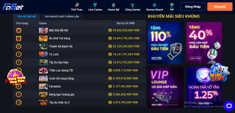 Quy tắc trò chơi công bằng tại 33win9 chính thức